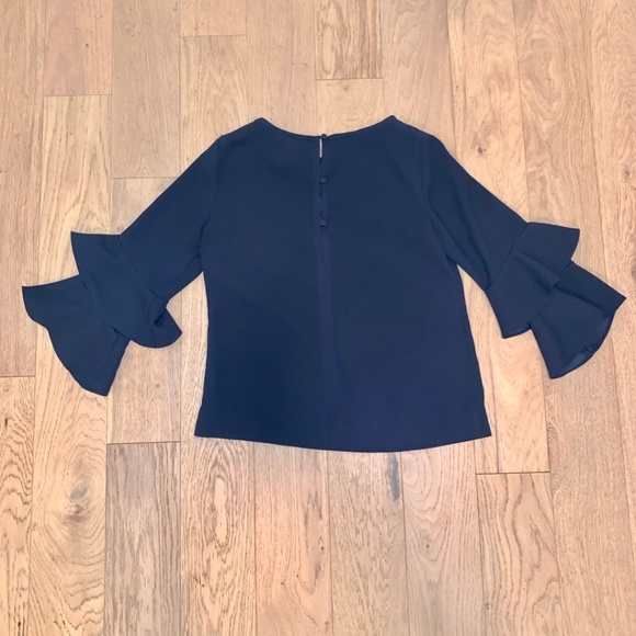 J.Crew Tiered Sleeve Blouse - Picture 2 of 3